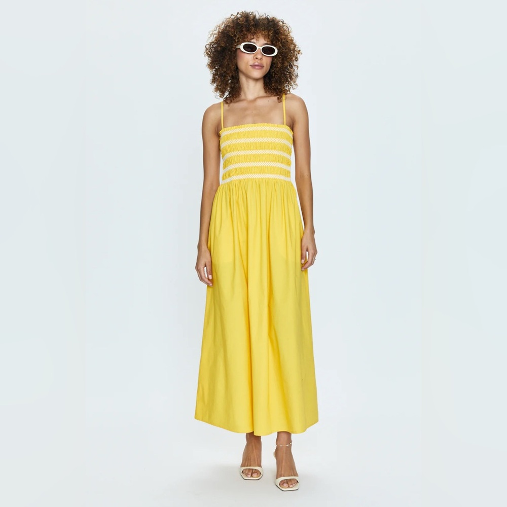 NWT // PISTOLA // Bianca Dress, Sz L, Color: Dandelion